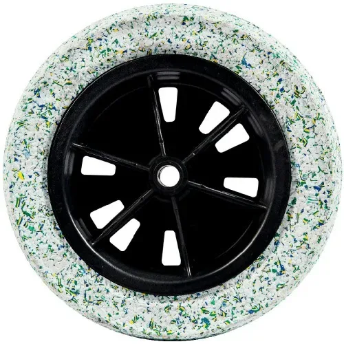 Roda reciclável com pneu maciço 3.25-8